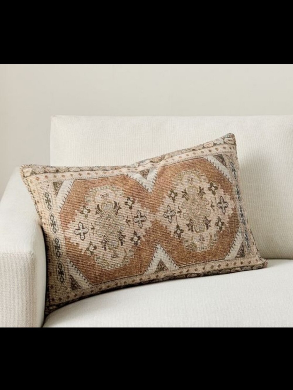 POTTERY BARN Cairns Printed Lumbar Turkish Design